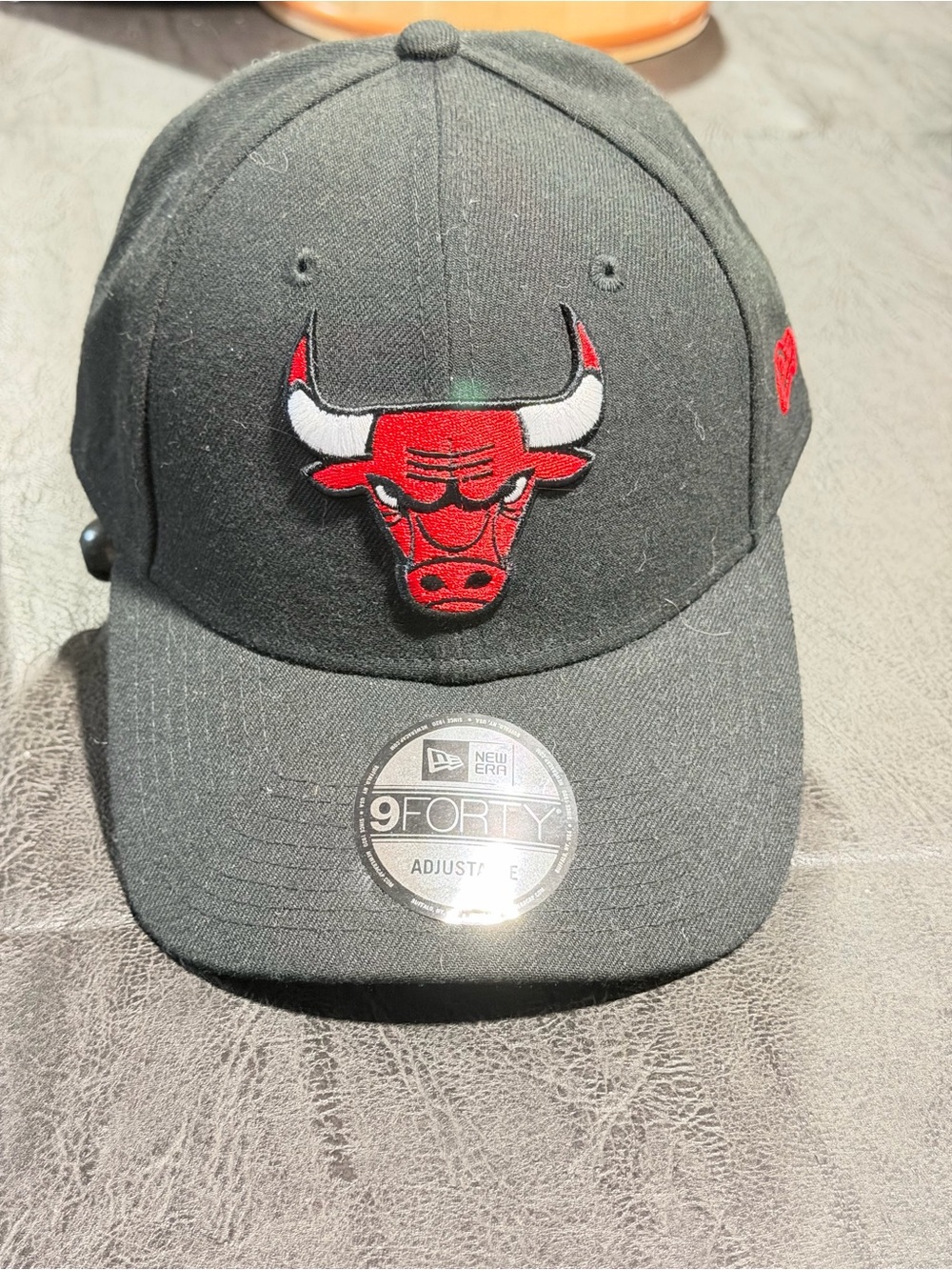 Chicago Bulls Black 9FORTY Adjustable Cap